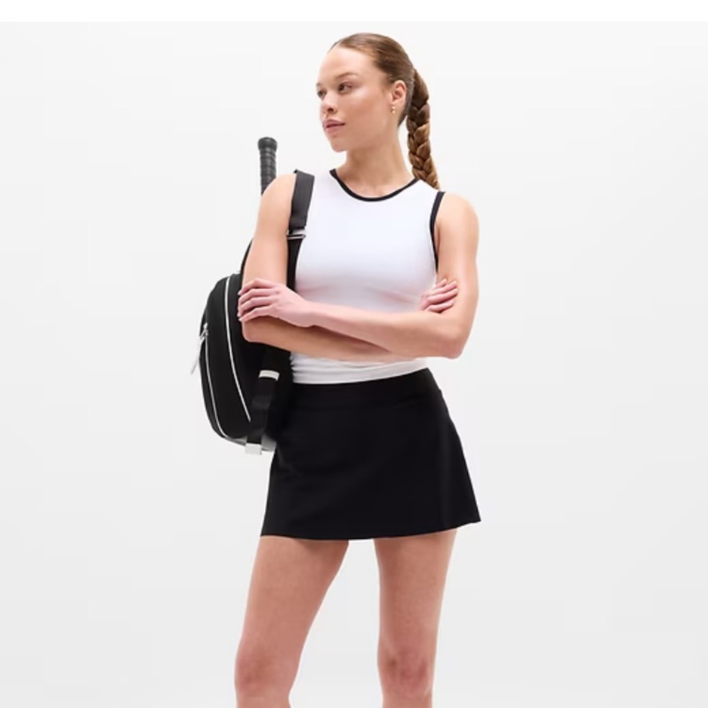 Athleta ace tennis skirt 13.5” black XS  EUC